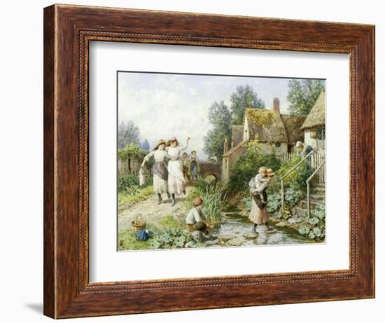 Out of School-Myles Birket Foster-Framed Giclee Print