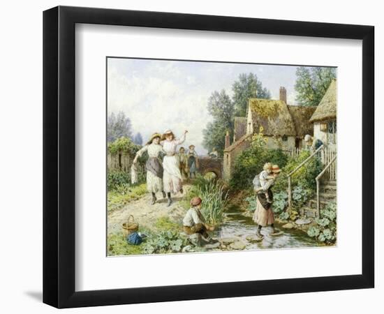 Out of School-Myles Birket Foster-Framed Giclee Print