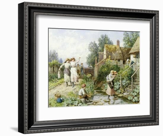 Out of School-Myles Birket Foster-Framed Giclee Print