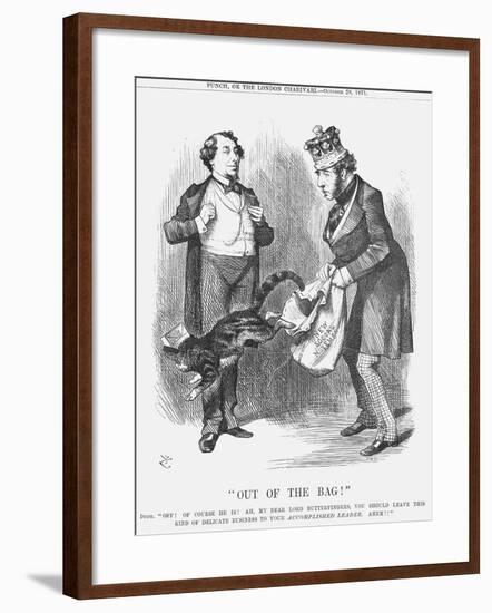 Out of the Bag!, 1871-Joseph Swain-Framed Giclee Print