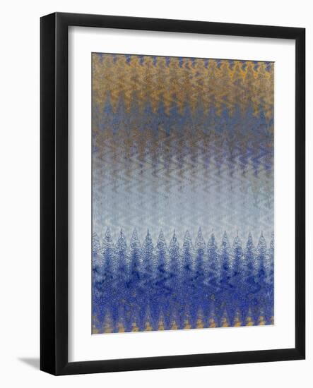 Out of the Blue II-Ricki Mountain-Framed Art Print