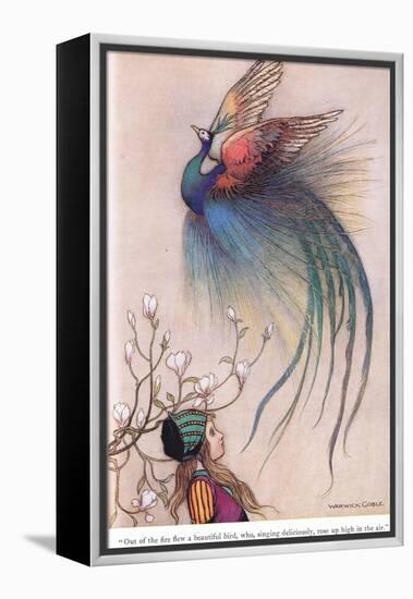 Out of the Fire Flew a Beautiful Bird-Warwick Goble-Framed Premier Image Canvas