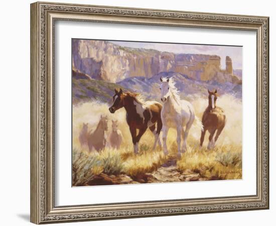 Out of the Mist-Claire Goldrick-Framed Art Print