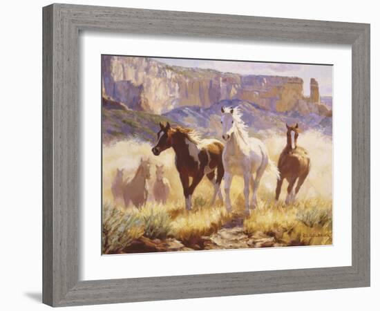 Out of the Mist-Claire Goldrick-Framed Art Print