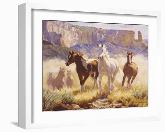 Out of the Mist-Claire Goldrick-Framed Art Print