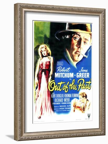 Out of the Past, 1947-null-Framed Art Print