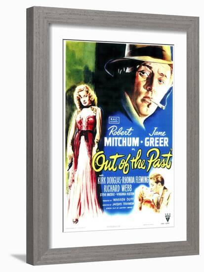 Out of the Past, 1947-null-Framed Art Print