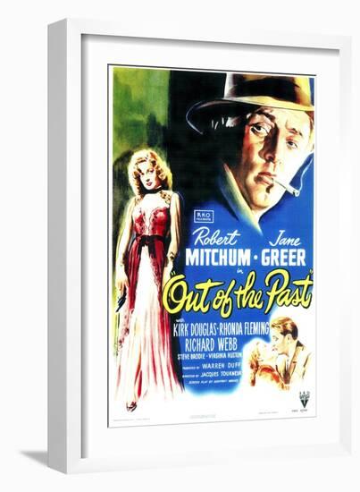 Out of the Past, 1947-null-Framed Art Print