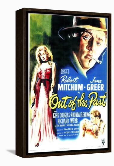 Out of the Past, 1947-null-Framed Stretched Canvas