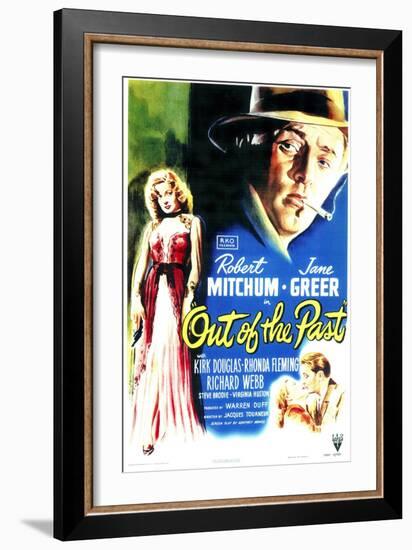 Out of the Past, 1947-null-Framed Premium Giclee Print