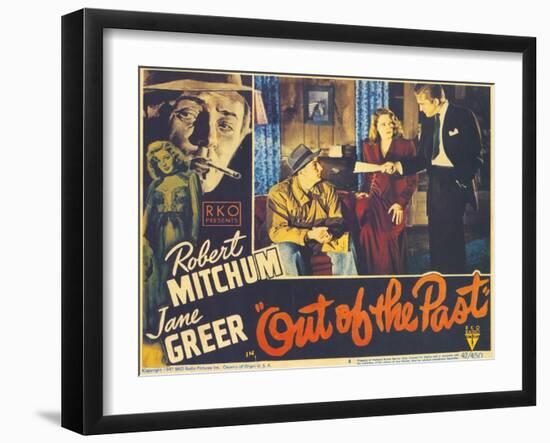 Out of the Past, 1947-null-Framed Art Print