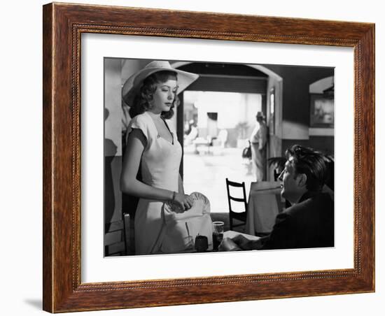 Out Of The Past, Jane Greer, Robert Mitchum, 1947-null-Framed Photo