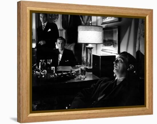 Out Of The Past, Paul Valentine, Kirk Douglas, Robert Mitchum, 1947-null-Framed Stretched Canvas
