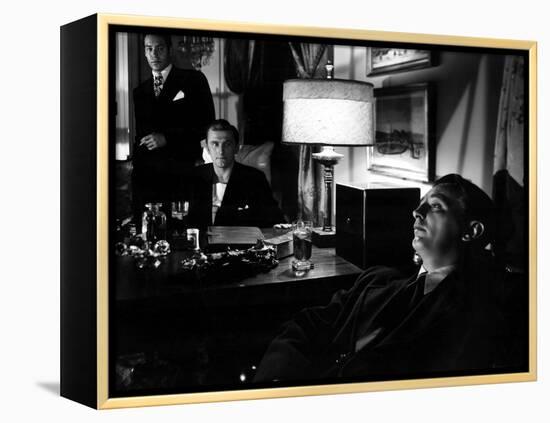 Out Of The Past, Paul Valentine, Kirk Douglas, Robert Mitchum, 1947-null-Framed Stretched Canvas