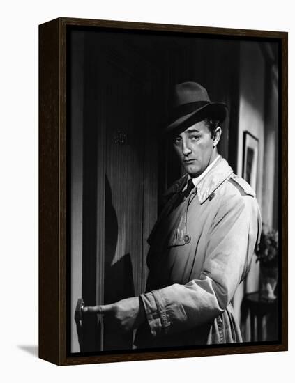 Out Of The Past, Robert Mitchum, 1947-null-Framed Stretched Canvas