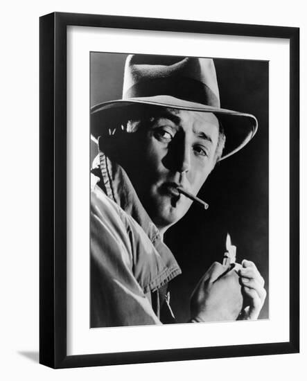 Out of the Past, Robert Mitchum, 1947-null-Framed Premium Photographic Print