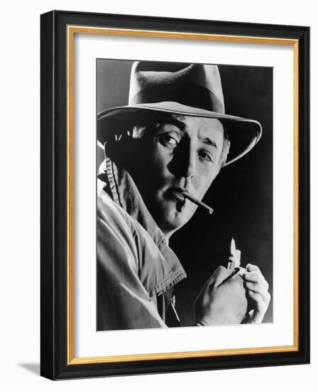 Out of the Past, Robert Mitchum, 1947-null-Framed Premium Photographic Print