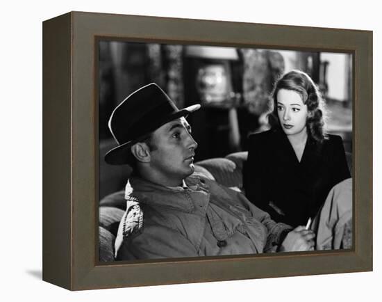 Out Of The Past, Robert Mitchum, Jane Greer, 1947-null-Framed Stretched Canvas