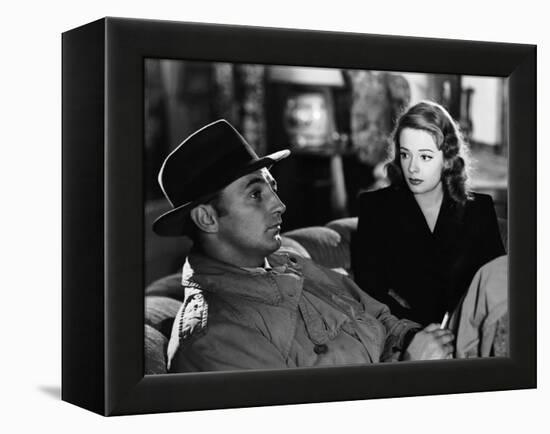 Out Of The Past, Robert Mitchum, Jane Greer, 1947-null-Framed Stretched Canvas