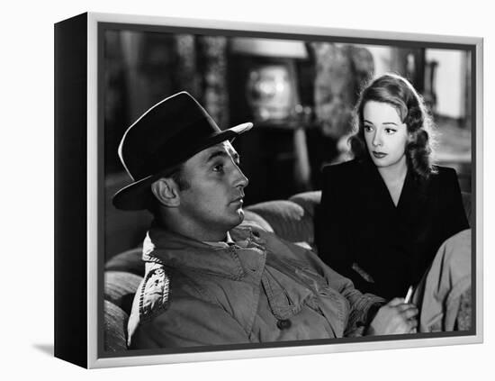 Out Of The Past, Robert Mitchum, Jane Greer, 1947-null-Framed Stretched Canvas