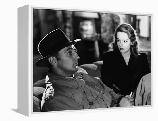 Out Of The Past, Robert Mitchum, Jane Greer, 1947-null-Framed Stretched Canvas