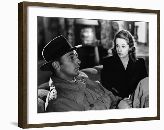 Out Of The Past, Robert Mitchum, Jane Greer, 1947-null-Framed Photo