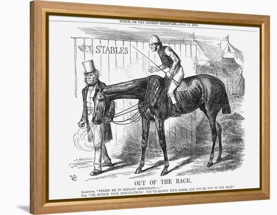 Out of the Race, 1864-John Tenniel-Framed Premier Image Canvas