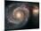 Out of This Whirl: the Whirlpool Galaxy M51 and Companion Galaxy Space Photo Art Poster Print-null-Mounted Art Print