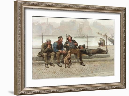 Out of Work, 1888-Ralph Hedley-Framed Giclee Print