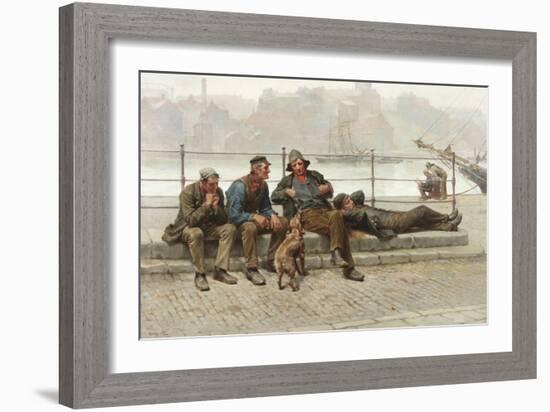 Out of Work, 1888-Ralph Hedley-Framed Giclee Print