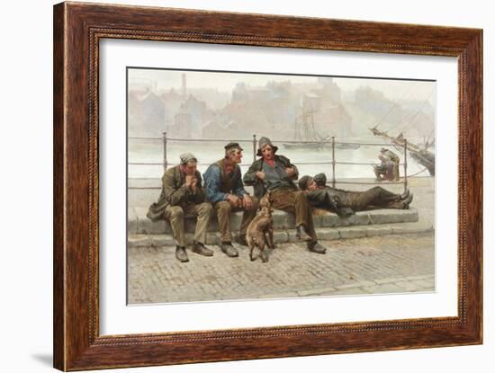Out of Work, 1888-Ralph Hedley-Framed Giclee Print