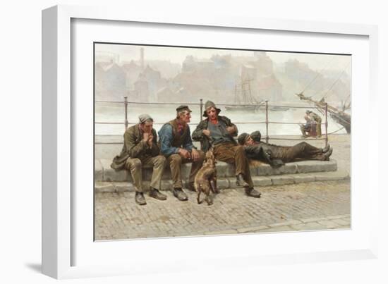 Out of Work, 1888-Ralph Hedley-Framed Giclee Print