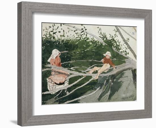 Out on a Limb-Winslow Homer-Framed Giclee Print