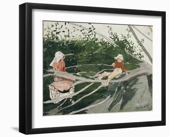 Out on a Limb-Winslow Homer-Framed Giclee Print