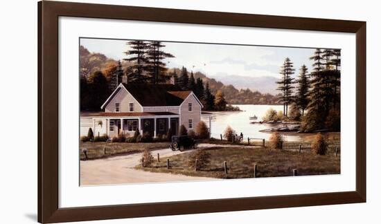 Out on the Lake-Bill Saunders-Framed Art Print