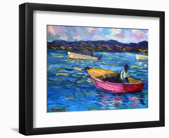 Out to sea #2, 2002 (oil on cotton canvas)-Carlton Murrell-Framed Giclee Print