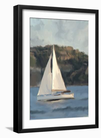 Out To Sea V2-Kimberly Allen-Framed Art Print