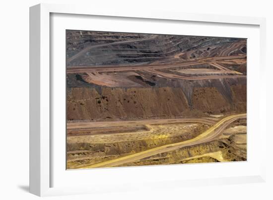 Outback Mines Aerial, Australia-John Gollings-Framed Photographic Print