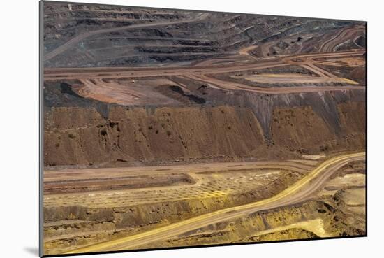 Outback Mines Aerial, Australia-John Gollings-Mounted Photographic Print