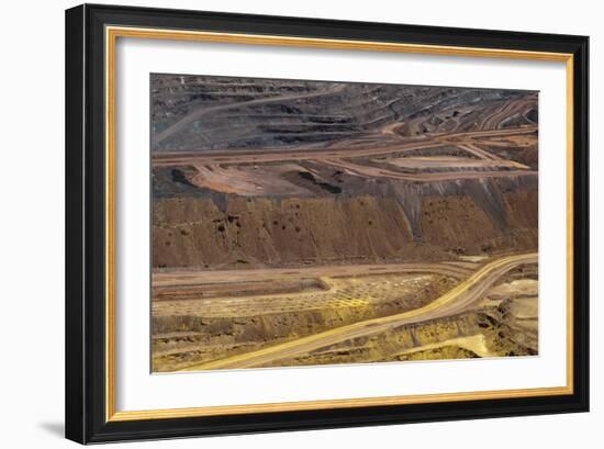 Outback Mines Aerial, Australia-John Gollings-Framed Photographic Print