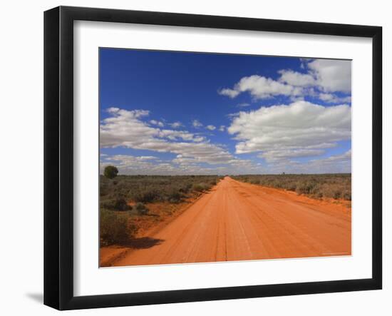 Outback Road, Menindee, New South Wales, Australia, Pacific-Jochen Schlenker-Framed Photographic Print