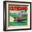 Outboard Apple Label - Chelan, WA-Lantern Press-Framed Art Print