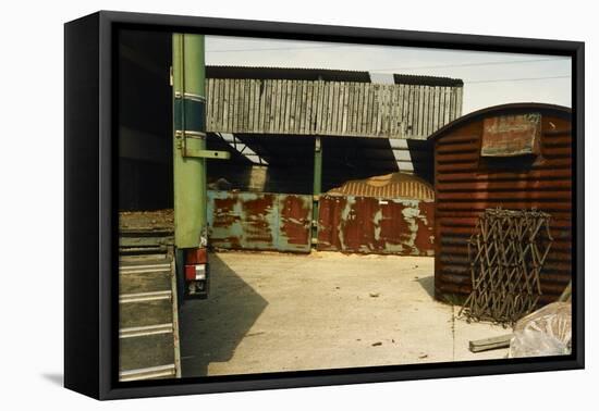 Outbuildings Made Of Corrugated Metal-Fay Godwin-Framed Premier Image Canvas