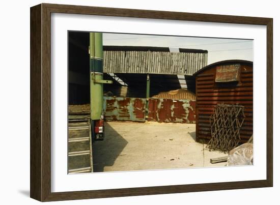 Outbuildings Made Of Corrugated Metal-Fay Godwin-Framed Giclee Print