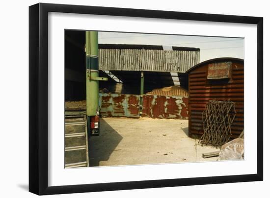 Outbuildings Made Of Corrugated Metal-Fay Godwin-Framed Giclee Print