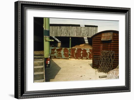 Outbuildings Made Of Corrugated Metal-Fay Godwin-Framed Giclee Print