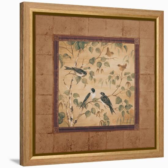 Outdoor Aviary I-Pamela Gladding-Framed Stretched Canvas