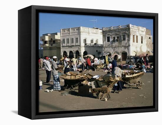 Outdoor Bazaar Scene, Djibouti City, Djibouti, Africa-Ken Gillham-Framed Premier Image Canvas