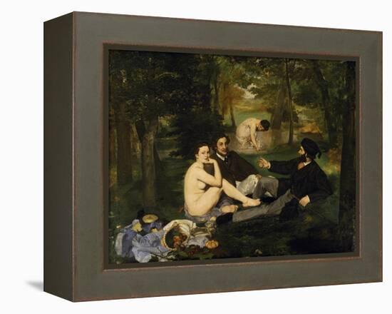 Outdoor Breakfast , 1863-Edouard Manet-Framed Premier Image Canvas