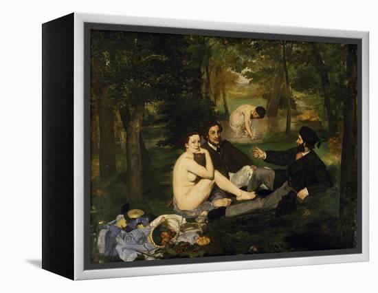 Outdoor Breakfast , 1863-Edouard Manet-Framed Premier Image Canvas